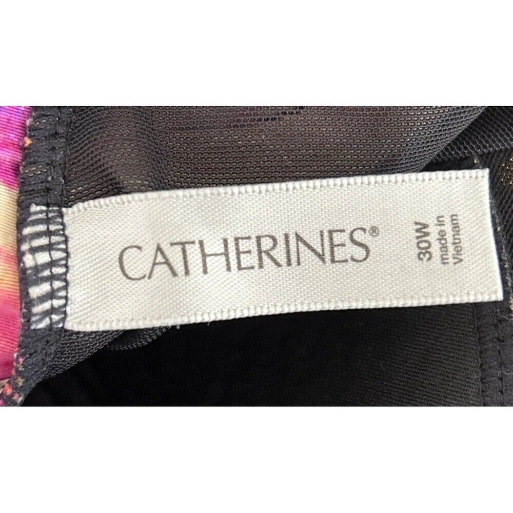 Catherines Sunset Ombre Striped One Piece Swimsuit Plus Size 30W - Picture 4 of 12